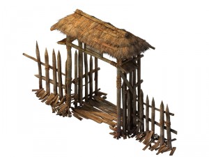 desert gobi - cottage side door 3D मॉडल