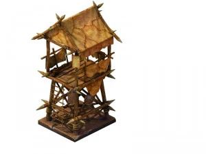 desert gobi - outpost 03 3D Model