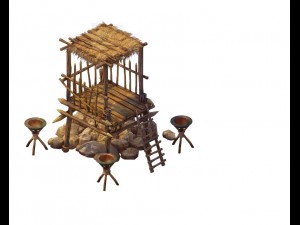 desert gobi - outpost 04 3D Model
