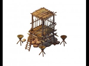 desert gobi - outpost 04 3D Model