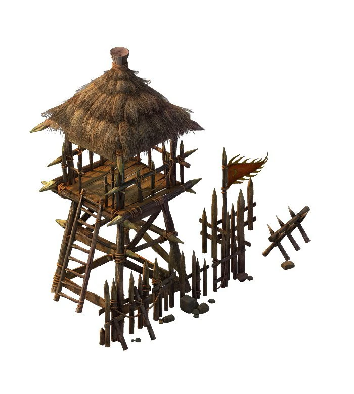 desert gobi - outpost 05 3D Model .c4d .max .obj .3ds .fbx .stl .blend 