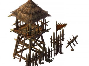 desert gobi - outpost 05 Modèle 3D