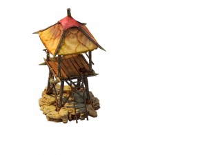 desert gobi - outpost 07 3D Model