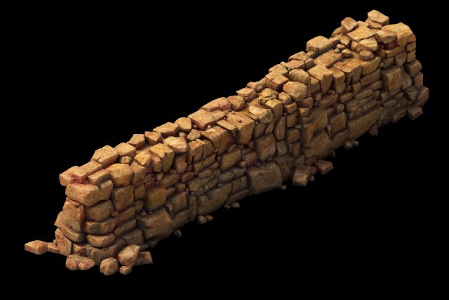 desert gobi - earth walls Modelo 3D .c4d .max .obj .3ds .fbx .stl .blend 