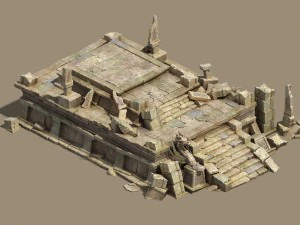 desert - altar void 3D Model