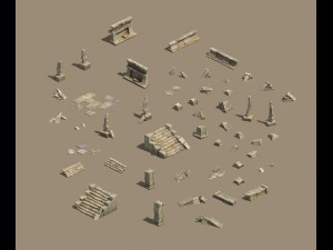 desert - altar void 3D Model
