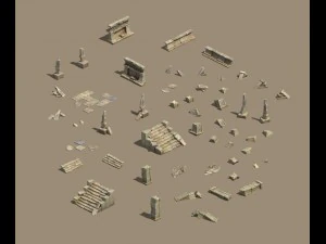 desert - altar void 3D Model