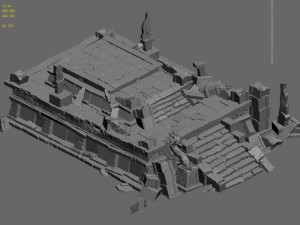 desert - altar void 3D Model