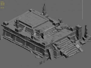 desert - altar void 3D Model
