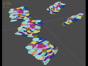 mountain wall - stone ladder 3D 모델