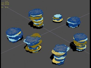 mountain wall - stone 3D Model