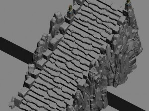mountain - stairs 3D Модель