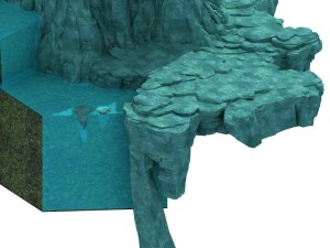 mountain - terrain 01 3D Модель