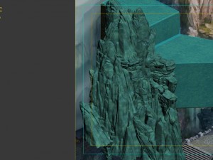 mountain - terrain 02 Model 3D