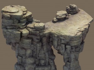 mountain - terrain 04 3D Model
