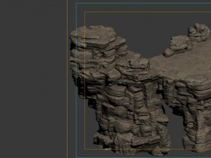 mountain - terrain 04 3D Modell
