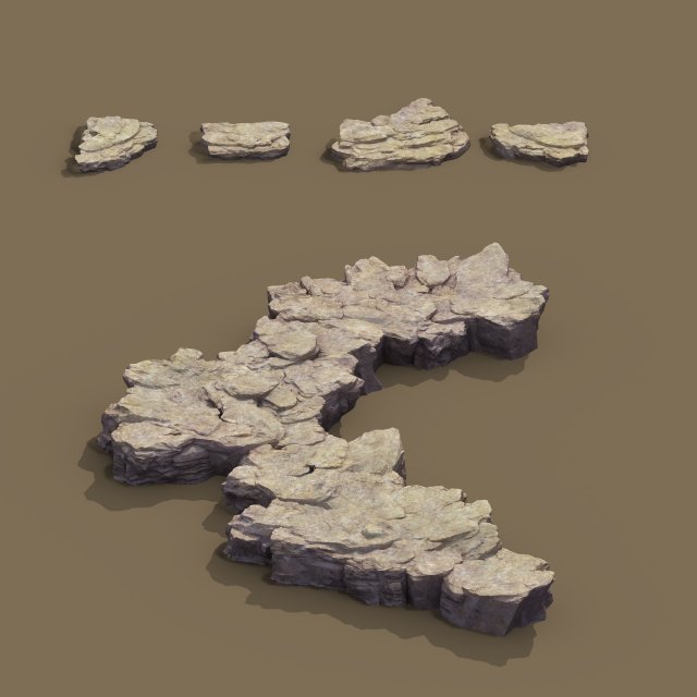mountain - terrain 09 Modello 3D .c4d .max .obj .3ds .fbx .stl .blend 