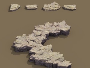 mountain - terrain 09 3D Model