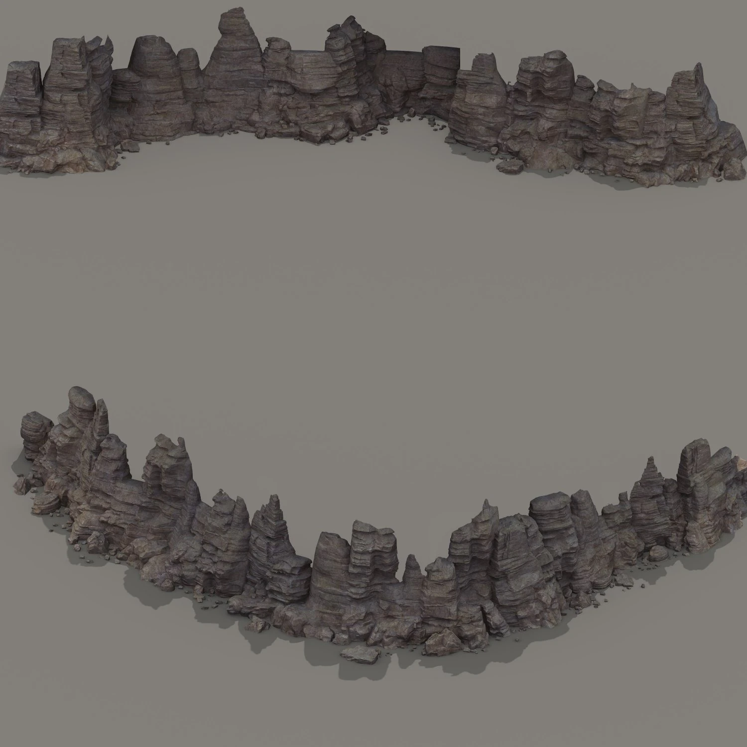 mountain - terrain 10 3D Model .c4d .max .obj .3ds .fbx .stl .blend 