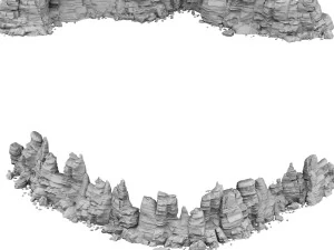 mountain - terrain 10 3D Model