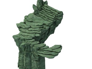 mountain - terrain stone staircase 02 Modello 3D