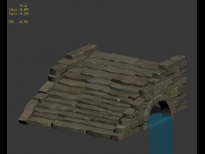mountain - terrain stone staircase 03 Model 3D