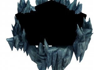 game model - ascension stage flying point Modelo 3D