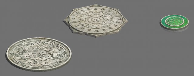 stone carvings - platform Model 3D .c4d .max .obj .3ds .fbx .stl .blend 