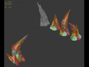 stone pillar - stone teeth 3D Model