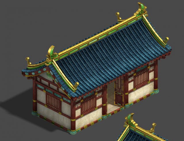 market - city building 01 Modelo 3D .c4d .max .obj .3ds .fbx .stl .blend 
