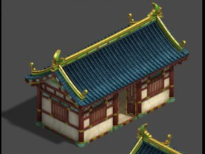 市场-城市建筑01 3D 模型