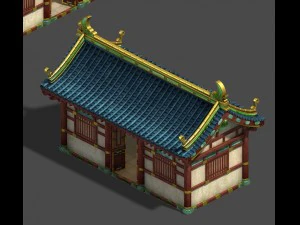 market - city building 01 3D Model