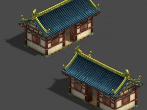 market - city building 01 3D Model