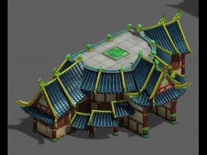 market - city architecture 02 3D Model