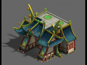 market - city architecture 03 3D Model