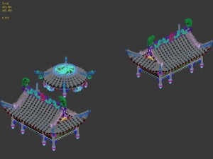 market - city roof 02 3D Model