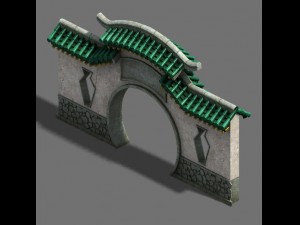 academy - door wall Modelo 3D