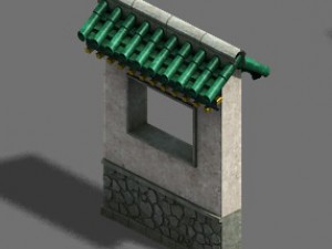 academy - door wall Modelo 3D
