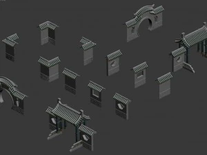 academy - door wall 3D Model