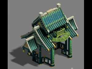 academy - platform - door 3D Model