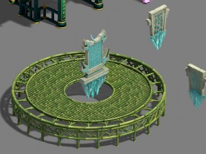 academy - platform - door 3Dモデル