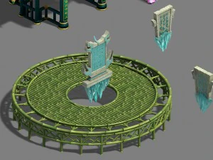 academy - platform - door 3D Model