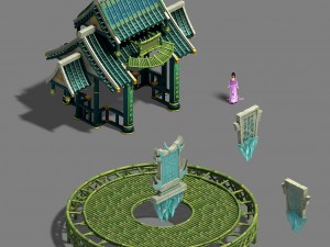 academy - platform - door 3Dモデル