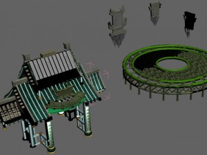 academy - platform - door 3Dモデル