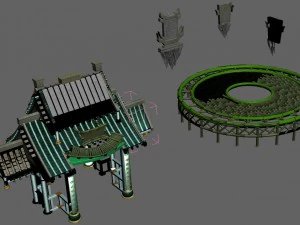 academy - platform - door 3D Model