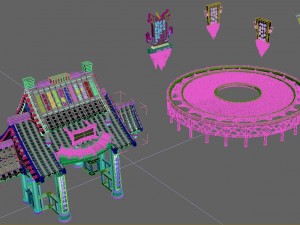 academy - platform - door 3Dモデル