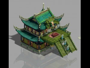 faculdade - prédio principal Modelo 3D