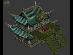 college - main building 3D Модель
