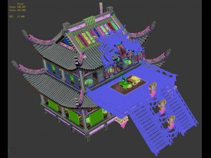 college - main building 3D Модель
