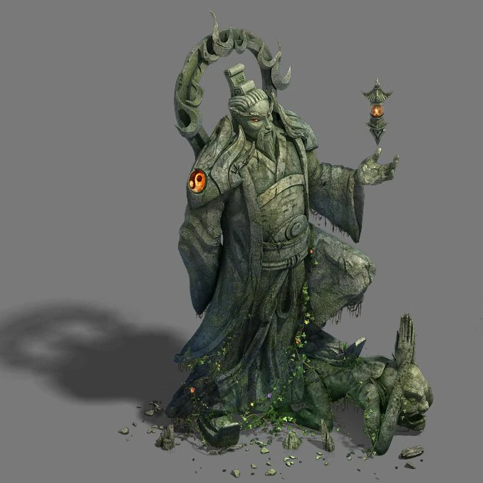 shushan - statue 3D Model .c4d .max .obj .3ds .fbx .stl .blend 